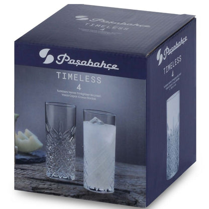 Pasabahce Timeless 4-Piece Raki Glasses