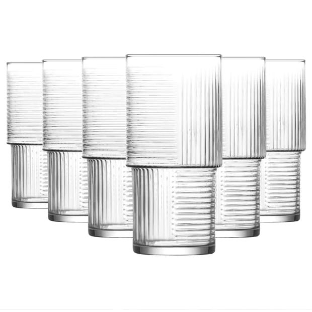 LAV Helen 6 Pack Stackable Cocktail Glasses