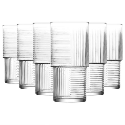 LAV Helen 6 Pack Stackable Cocktail Glasses