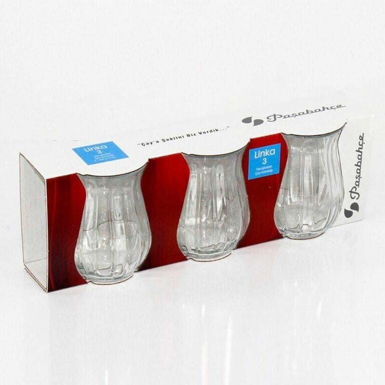 Pasabahce Linka 3-Piece Tea Glasses