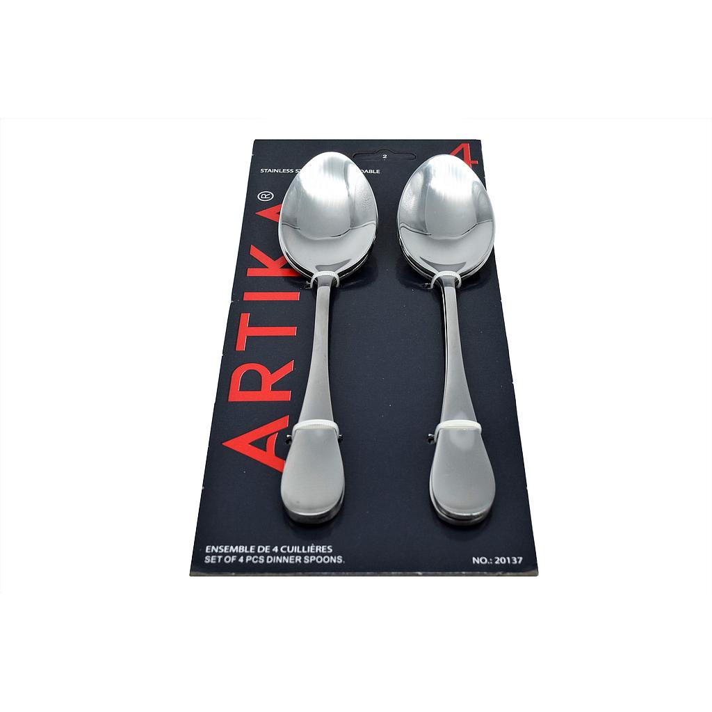 Artika 4-Piece Dinner Spoon