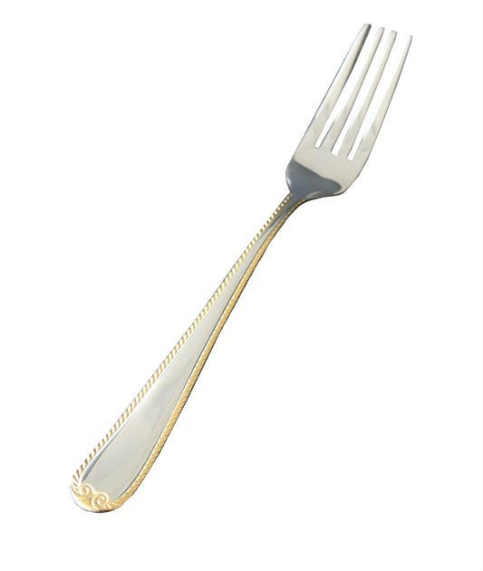 Artika 4-Pieces Dinner Fork/Gold