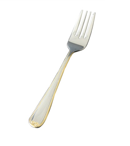 Artika 4-Pieces Dessert Fork/Gold