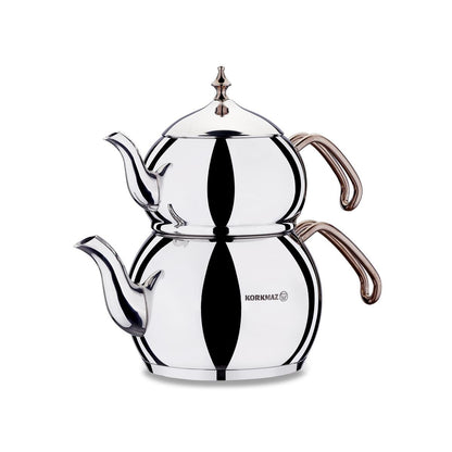 Korkmaz Hanedan Tea Pot Set 1.1 / 2.0 Lt