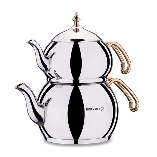 Korkmaz Hanedan Tea Pot Set 1.1 / 2.0 Lt