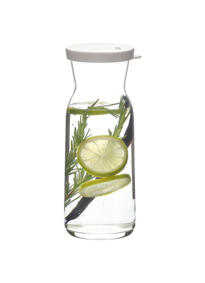 LAV Fonte Carafe en verre transparent avec couvercle, 40 oz