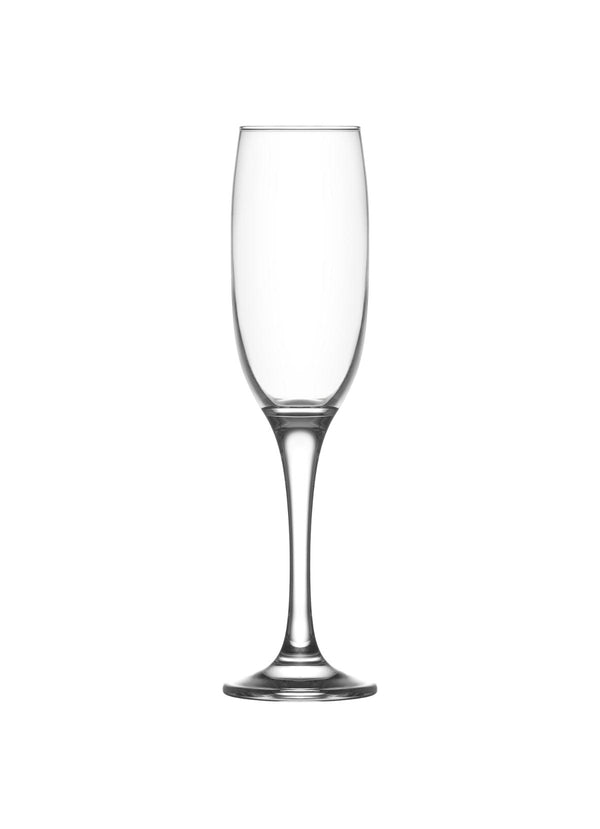 LAV Venue 6-Piece Champagne Glasses Set, 7.5 oz