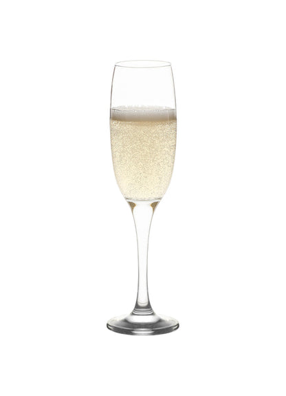 LAV Venue 6-Piece Champagne Glasses Set, 7.5 oz