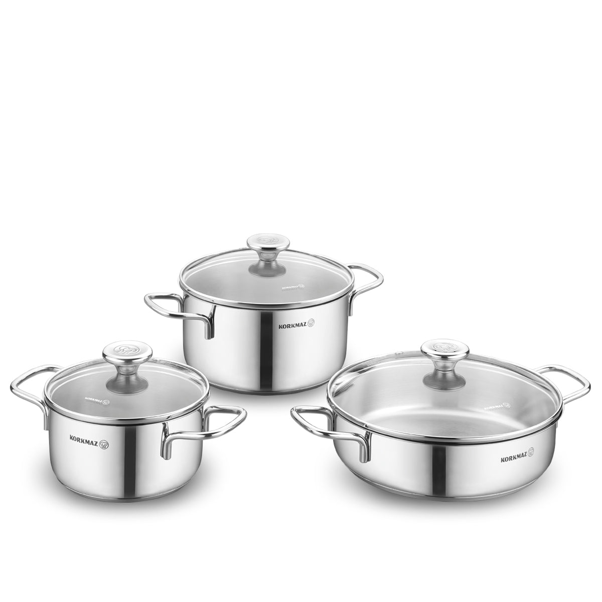 Korkmaz Alia 6-Piece Cookware Set